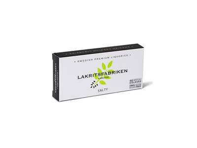Lakritsfabriken Saltlakrids, 40g