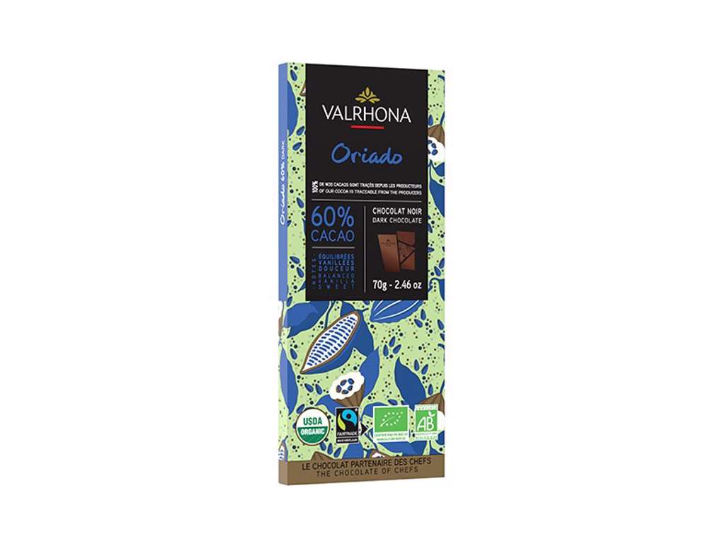 Valrhona Oriado 60% økologisk, 70g