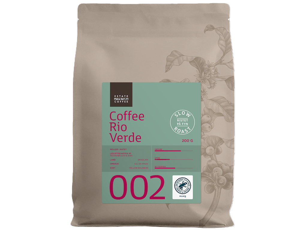 02 Estate Coffee Rio Verde, Hele bønner, 200 gr.