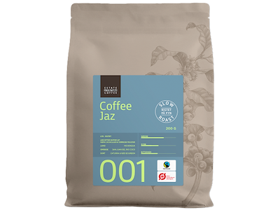 01 Estate Coffee, JAZ, ØKO/Fairtrade, Hele bønner, 200 gr.