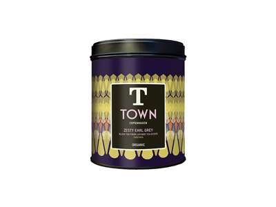 T-Town Zesty Earl Grey 200g ØKO - Dåse