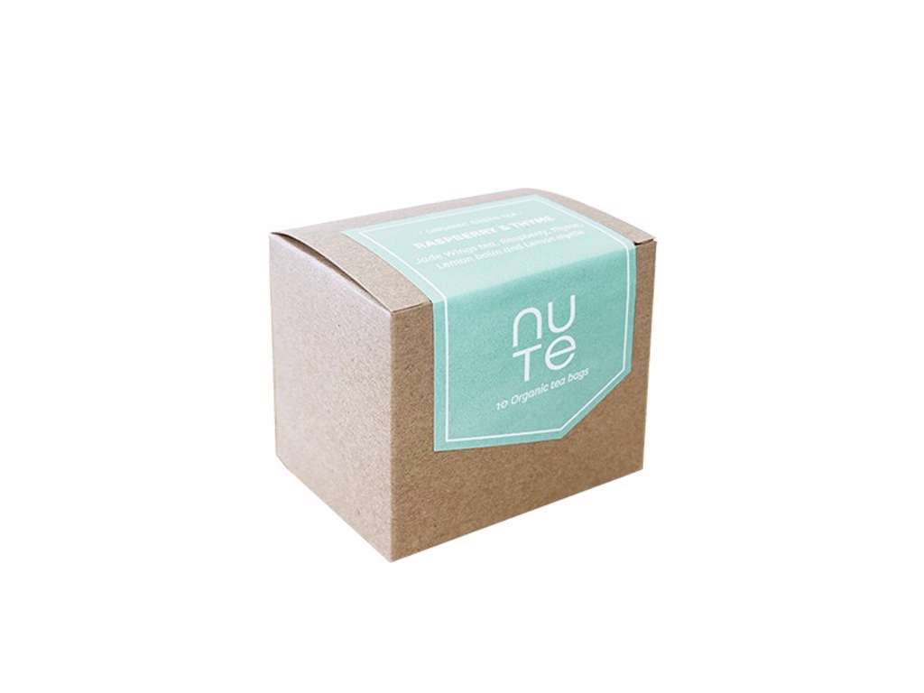 NUTE Raspberry & Thyme tebreve økologisk, 10 stk