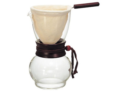 Hario Drip pot Woodneck, Akacietræ, 3 cup