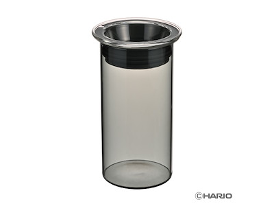 Hario COLORS glasbeholder til te/kaffe, grå, 400 ml.