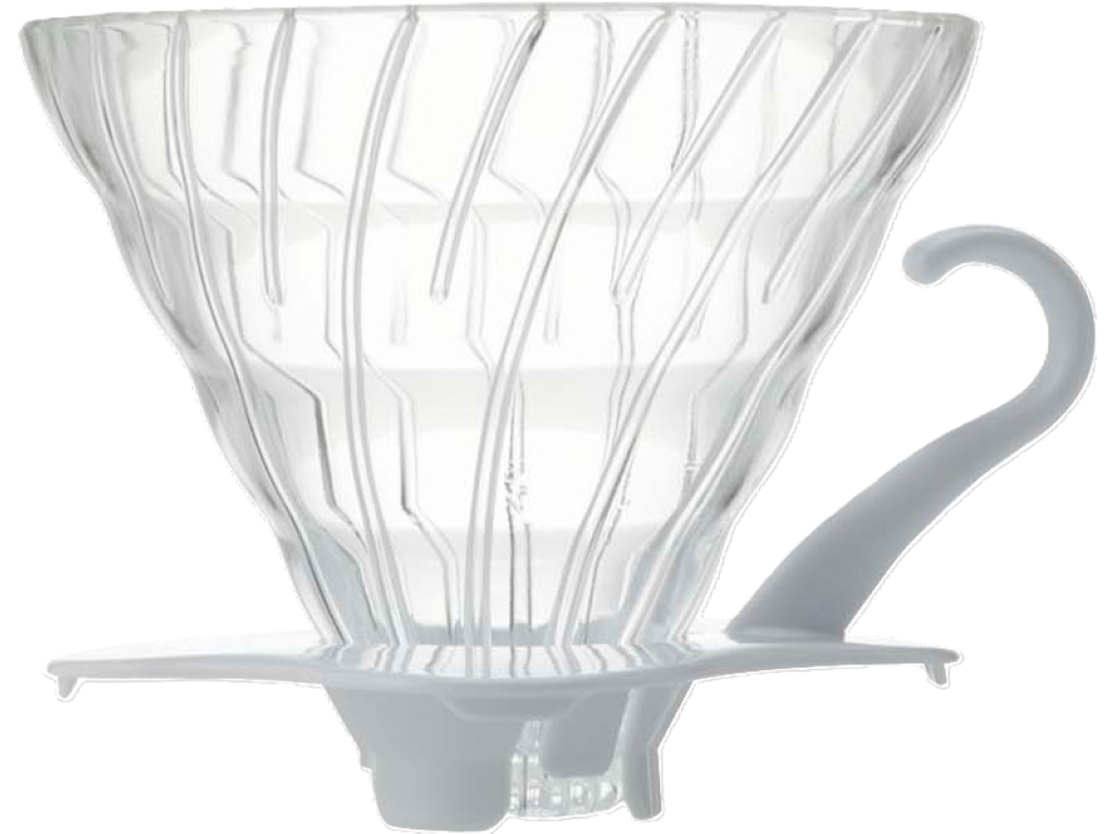 Hario Glass Dripper V60 Hvid, 02