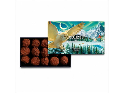 Cluizel Vinter trøffelæske m. 18 stk. 2026, 160g.
