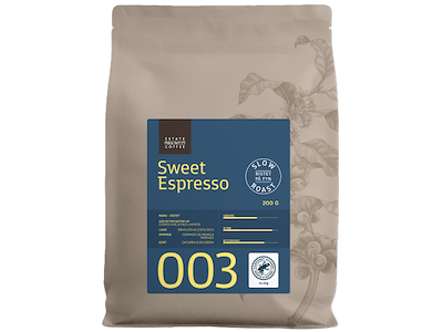 03 Estate Coffee, Sweet Espresso, Hele bønner, 200 gr.
