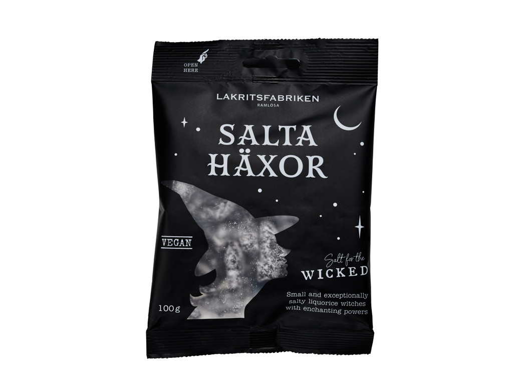 Lakritsfabriken Salt For De Skøre, 100g