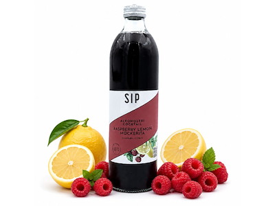 SIP Alkoholfri Cocktail Raspberry Lemon Mockerita, 500 ml. ex. pant