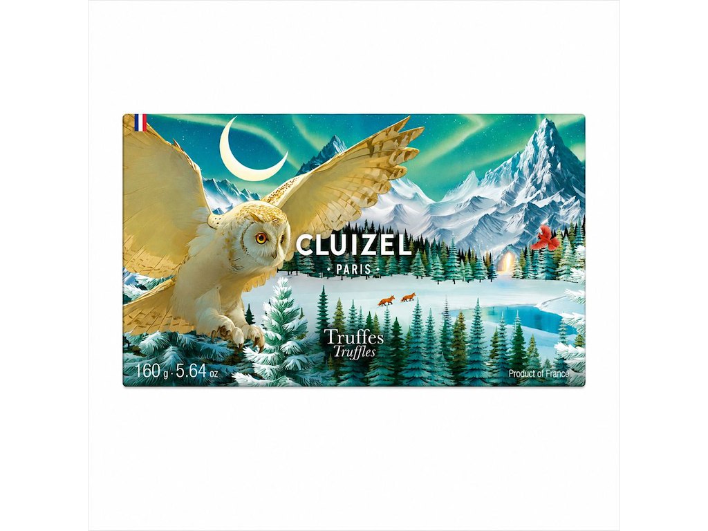 Cluizel Vinter trøffelæske m. 18 stk. 2026, 160g.