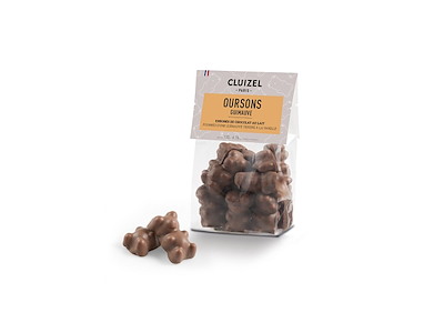 Cluizel Marshmallow bamser i pose, mælk 135g.