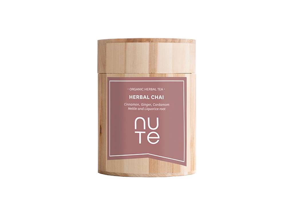 NUTE Herbal Chai 100 g ØKO - Trædåse