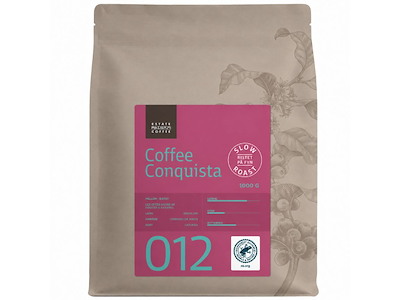 012 Estate Coffee, Conquista, Hele bønner, 1 kg, Retail