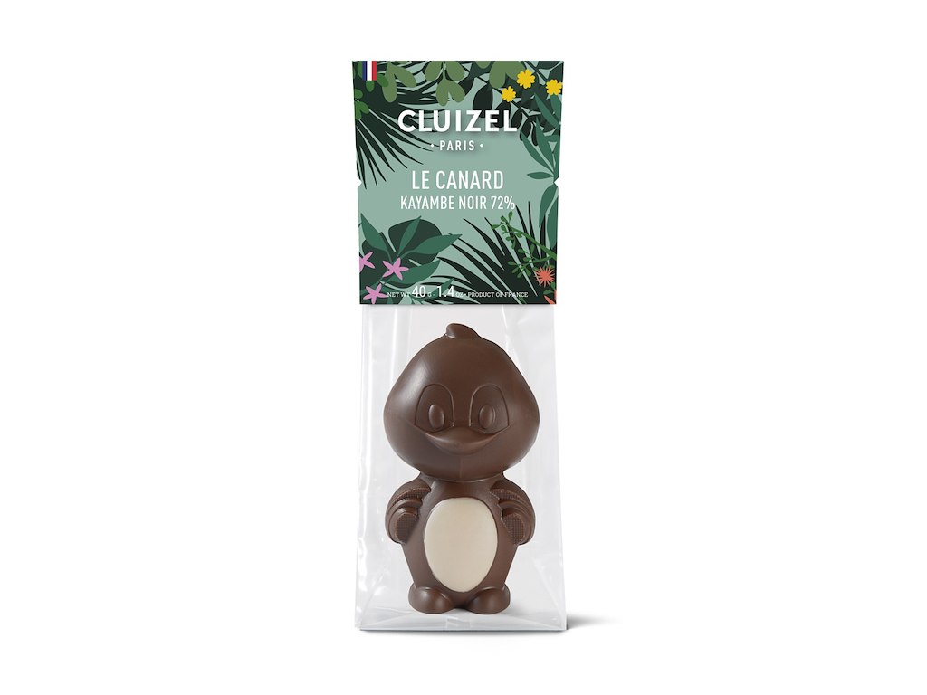 Cluizel Chokolade And, Mørk 72%, 40g.