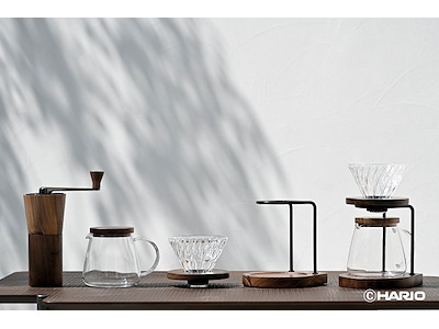 Hario Glas & Valnødtræ bryggesæt, 600ml