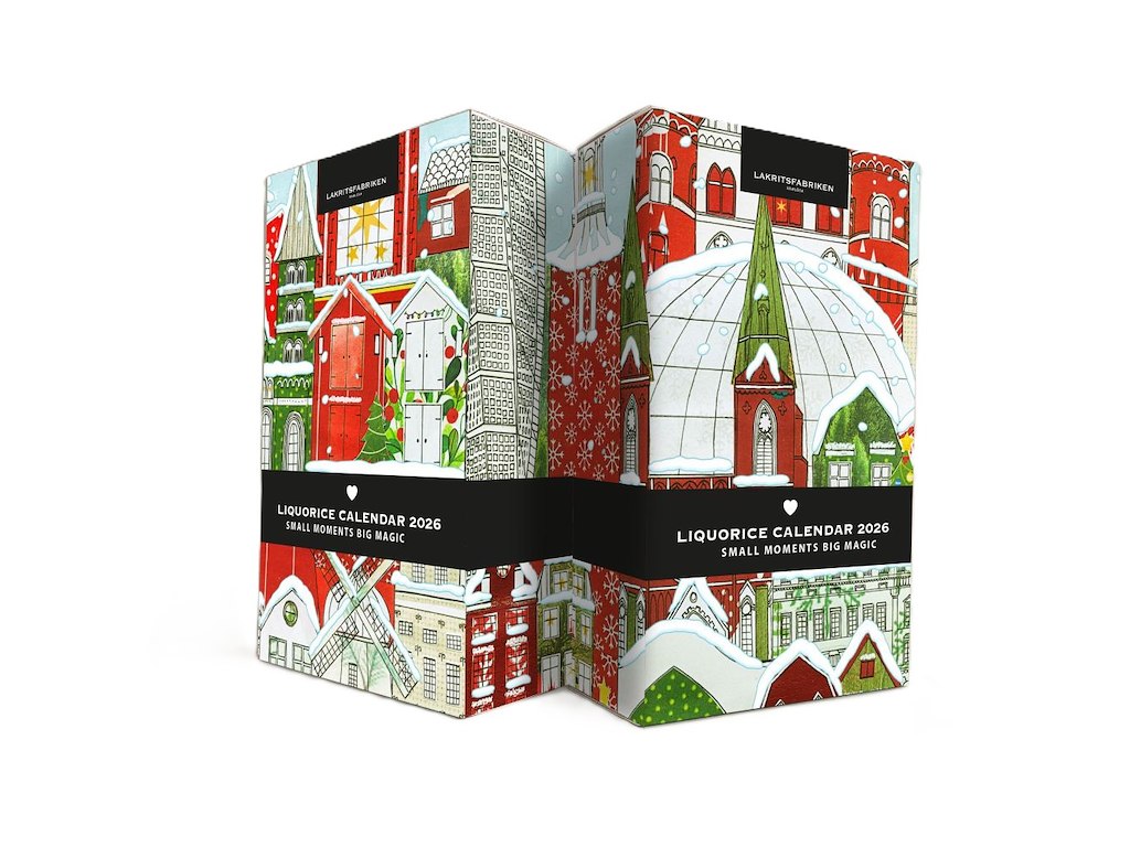 Lakritsfabriken julekalender - 24 skuffer