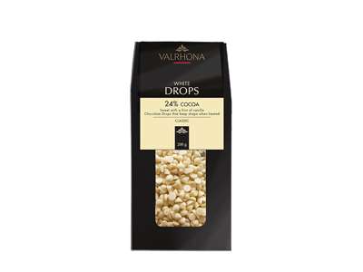 Valrhona White Drops 24%, 200g