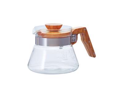 Hario Glas & Oliventræ V60 Server, 400ml