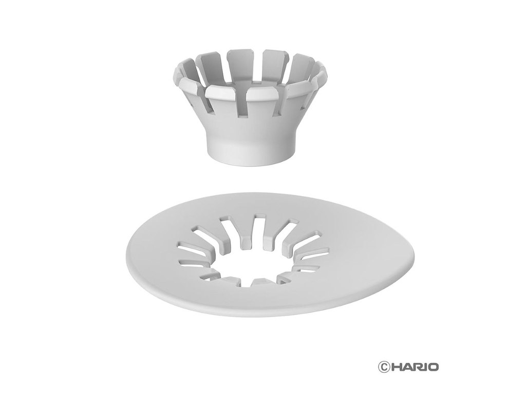 Hario Suiren Ring-sæt til dripper, Hvid