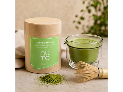 NUTE Everyday Matcha ØKO, 40 g - Trædåse