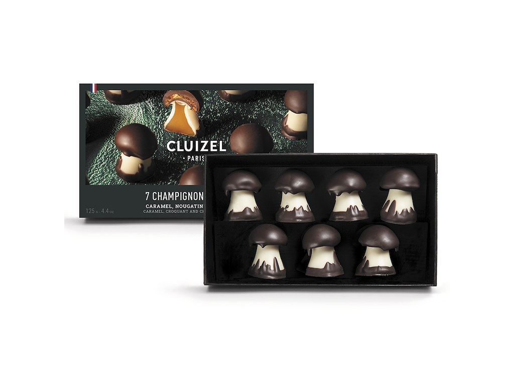 Cluizel Gaveæske med karamel svampe 125g