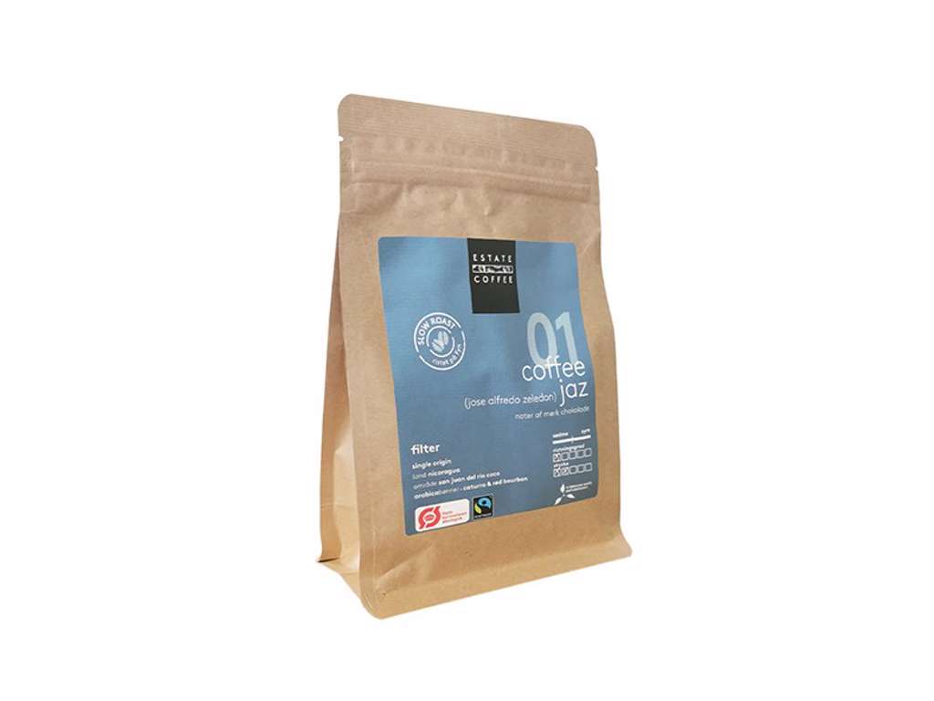 Estate Coffee, JAZ FILTER, formalet, ØKO /Fairtrade, 200 g