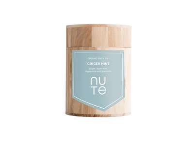 NUTE Ginger Mint 100 g ØKO - Trædåse