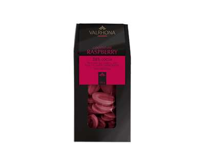 Valrhona Couverture Raspberry 36%, 200g