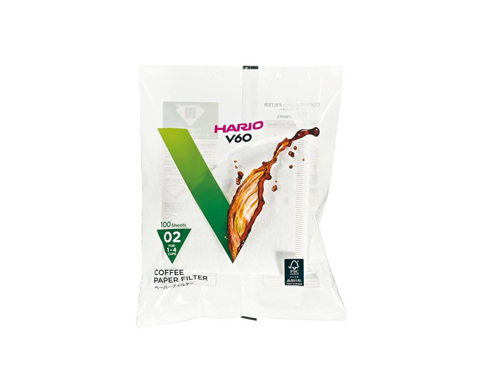 Hario Kaffefiltre 100 stk hvid, 02