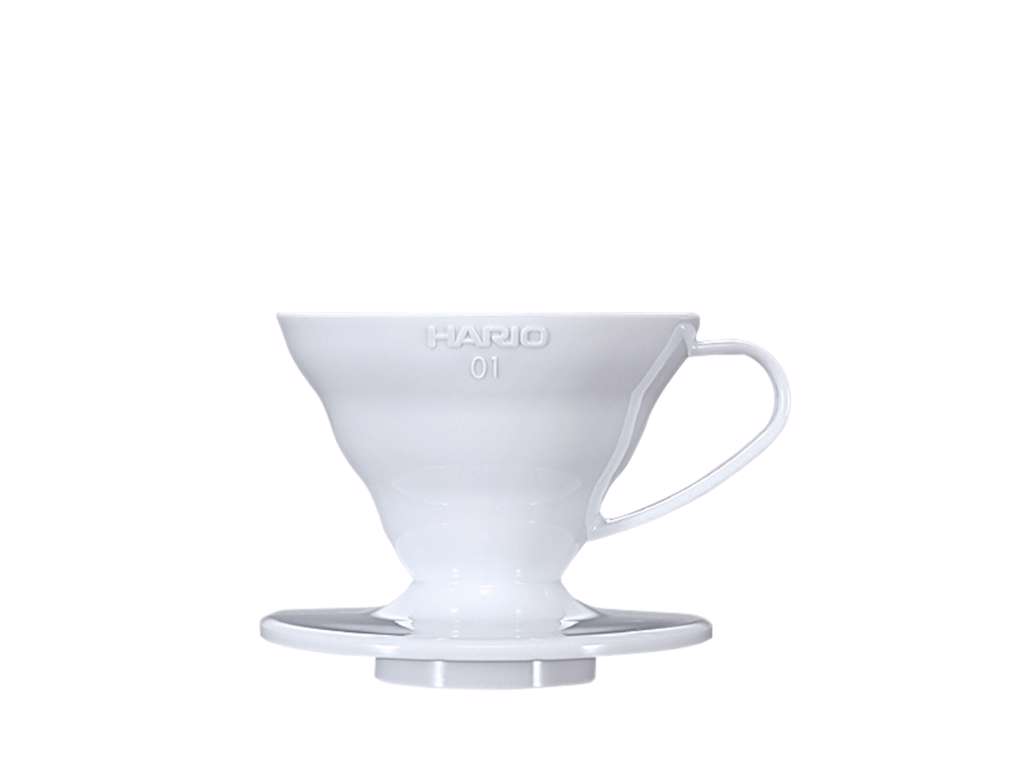 Hario Ceramic Dripper V60 hvid, 01