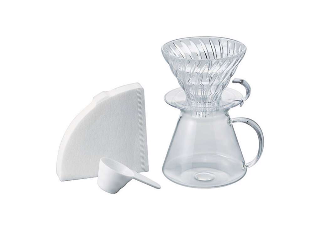 Hario V60 bryggesæt glas, 02