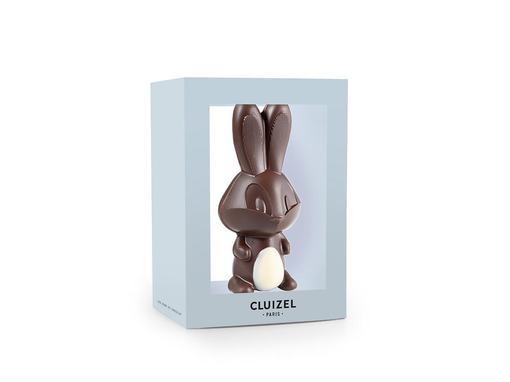 Cluizel Chokolade Kanin, Mørk 72%, 165g.