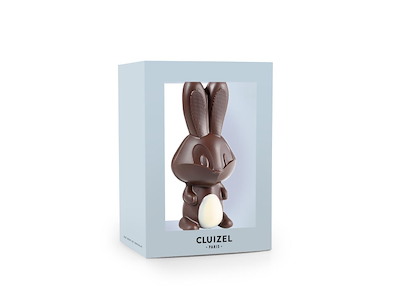 Cluizel Chokolade Kanin, Mørk 72%, 165g. 