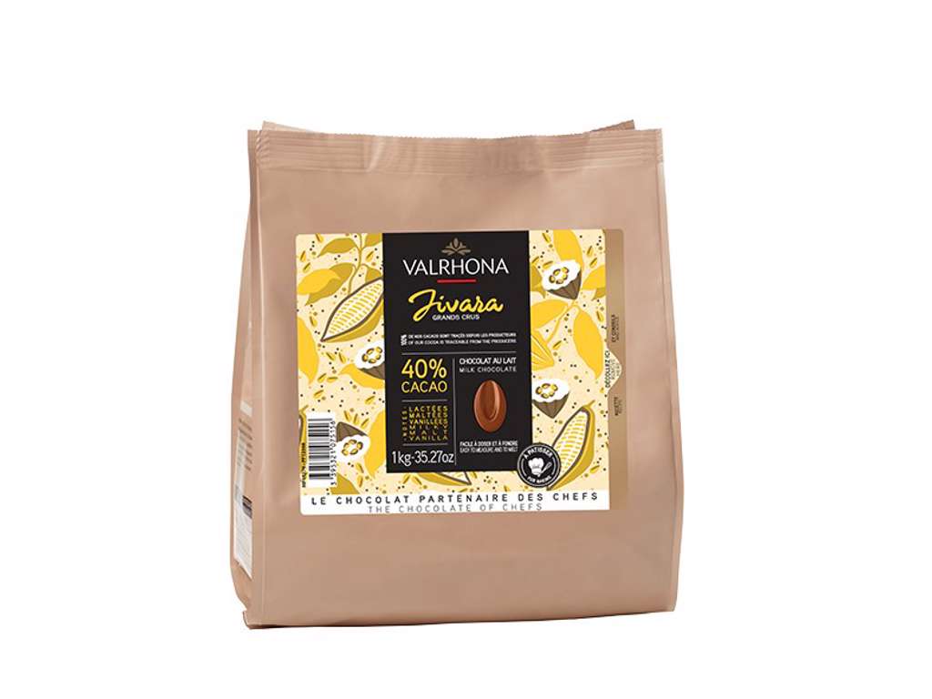 Valrhona - Feves Jivara Lactée 40% 1 kg