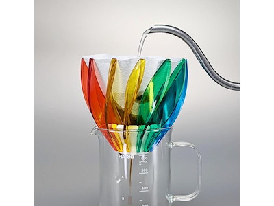 Hario Suiren Rib Dripper V60, Løse ribber/sæt á 6 stk, Grøn