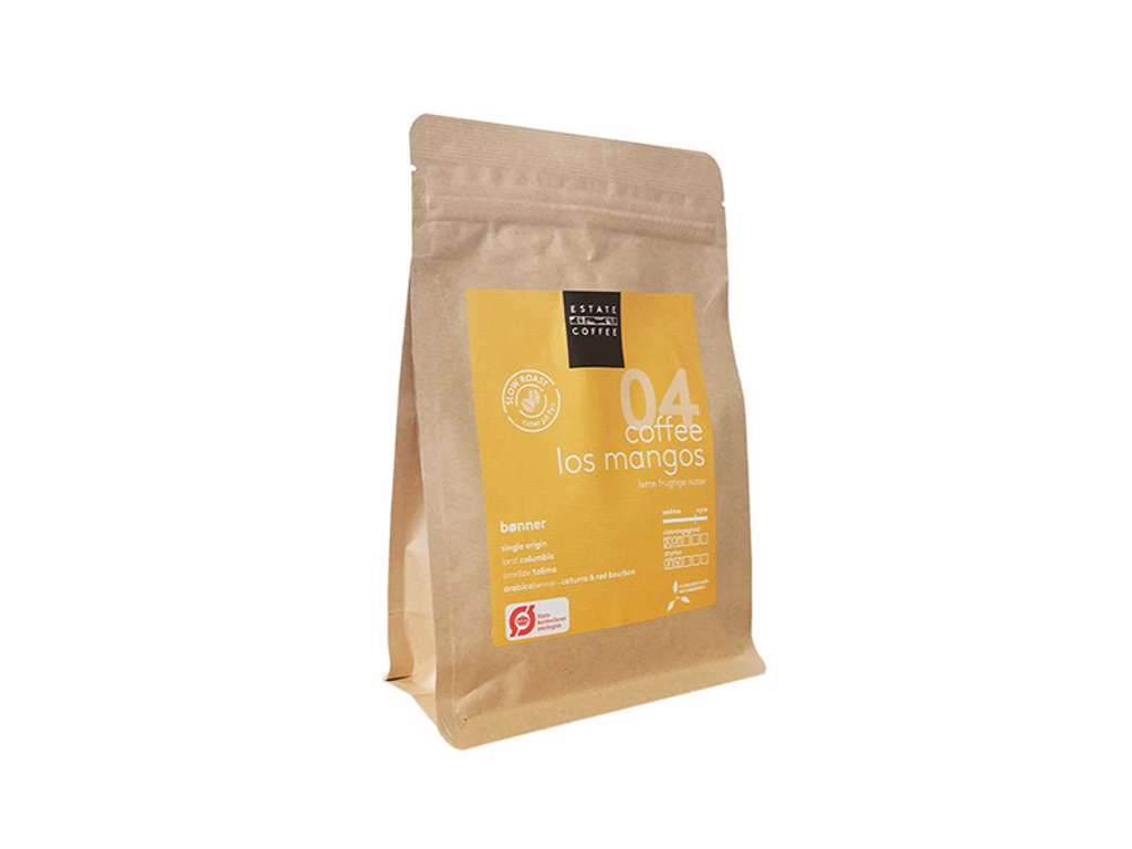 Estate Coffee Los Mangos hele bønner økologisk, 200g