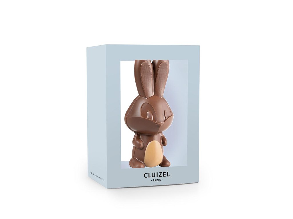 Cluizel Chokolade Kanin, Lys 45%, 165g.