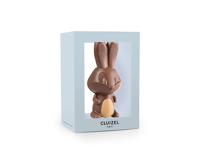 Cluizel Chokolade Kanin, Lys 45%, 165g. 