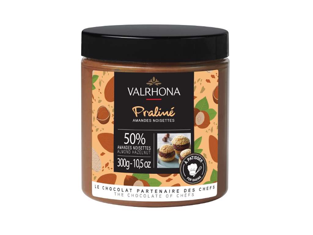 [BESTILLINGSVARE] Valrhona Praliné Fruite Amandes & Noisettes, 300g