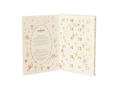 Valrhona julekalender 2026, 195g.