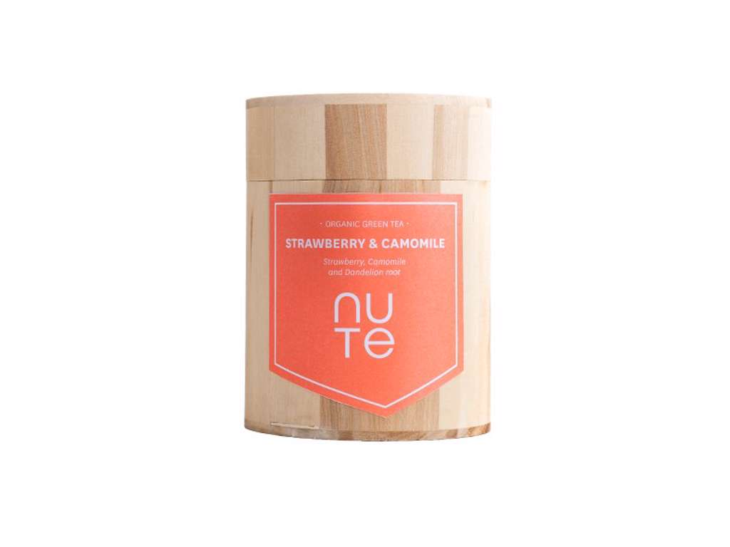 NUTE Strawberry & Camomile økologisk, 100g