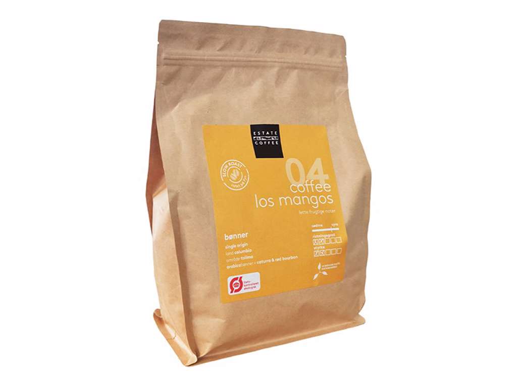 Estate Coffee Los Mangos hele bønner økologisk, 1kg