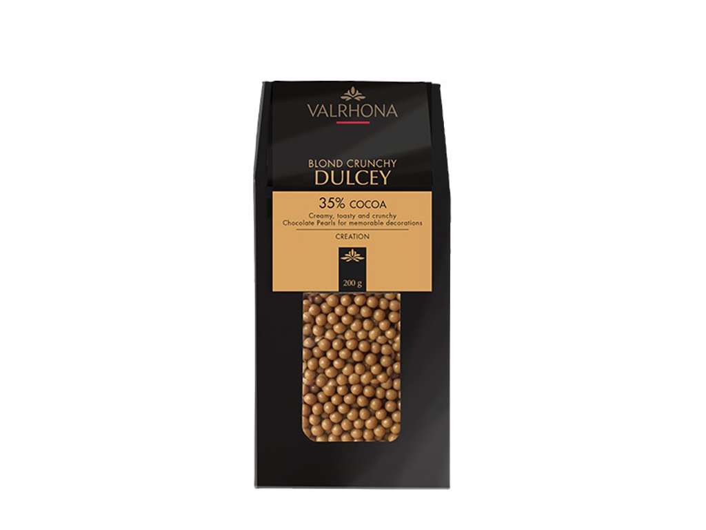 Valrhona Crunchy Dulcey Pearls 35%, 200g