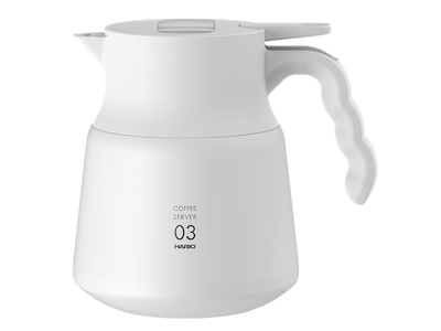 Hario Termo Server V60, Rustfri stål, Hvid, 800ml.