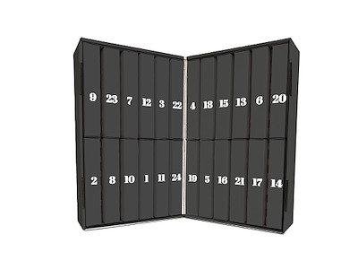 Lakritsfabriken julekalender - 24 skuffer
