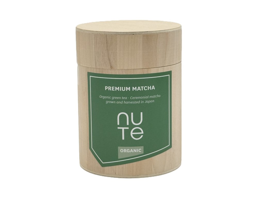 NUTE Premium Matcha ØKO, 40 g - Trædåse