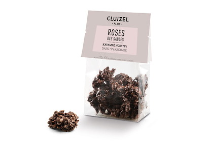 Cluizel Sprød vaffel i mørk chokolade 125g.