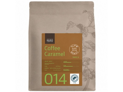 014 Estate Coffee, Caramel, Hele bønner, 1 kg, Retail