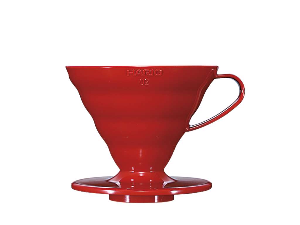 Hario Ceramic Dripper V60 rød, 02