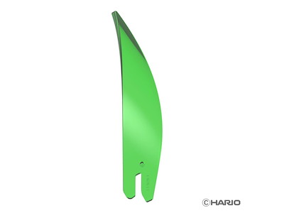 Hario Suiren Rib Dripper V60, Løse ribber/sæt á 6 stk, Grøn